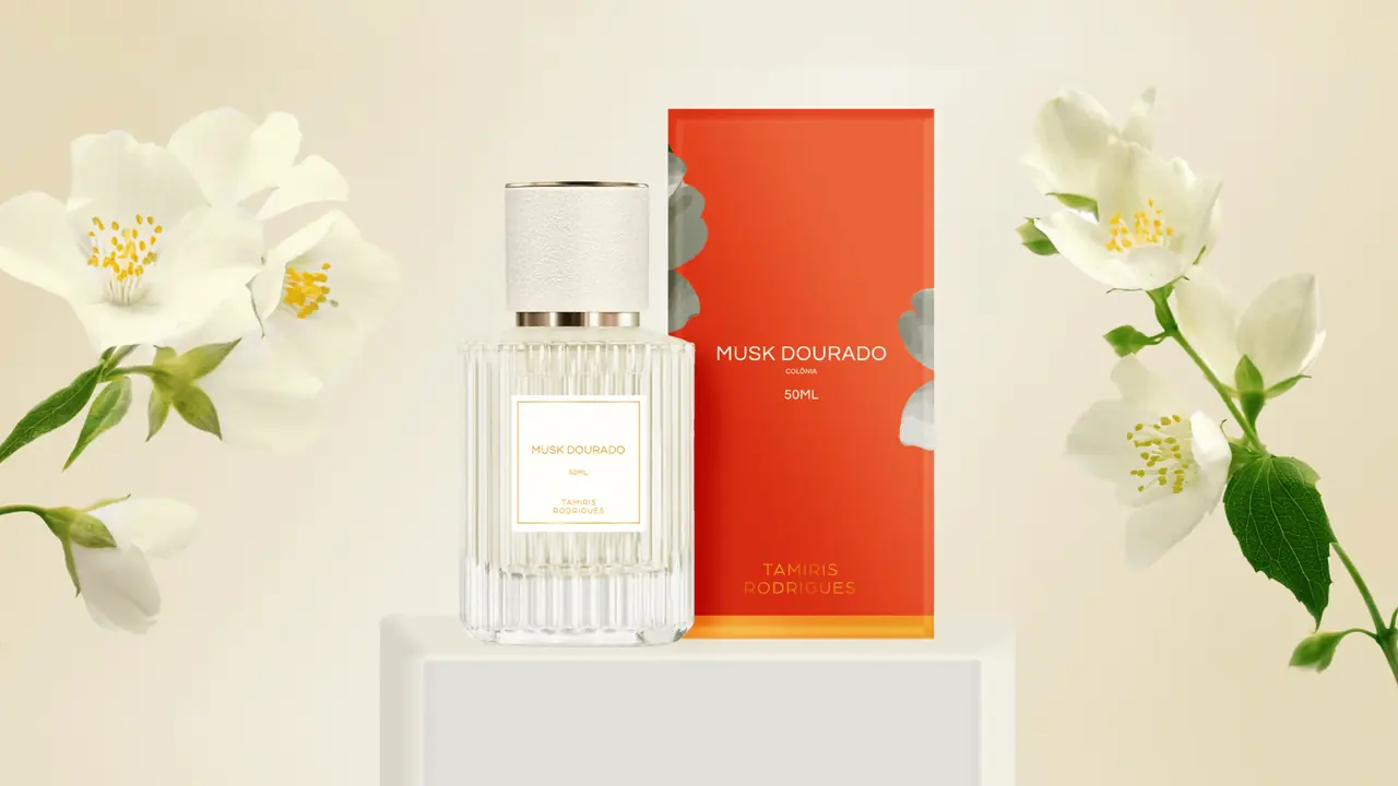 Case Tamiris Rodrigues — perfume Musk Dourado